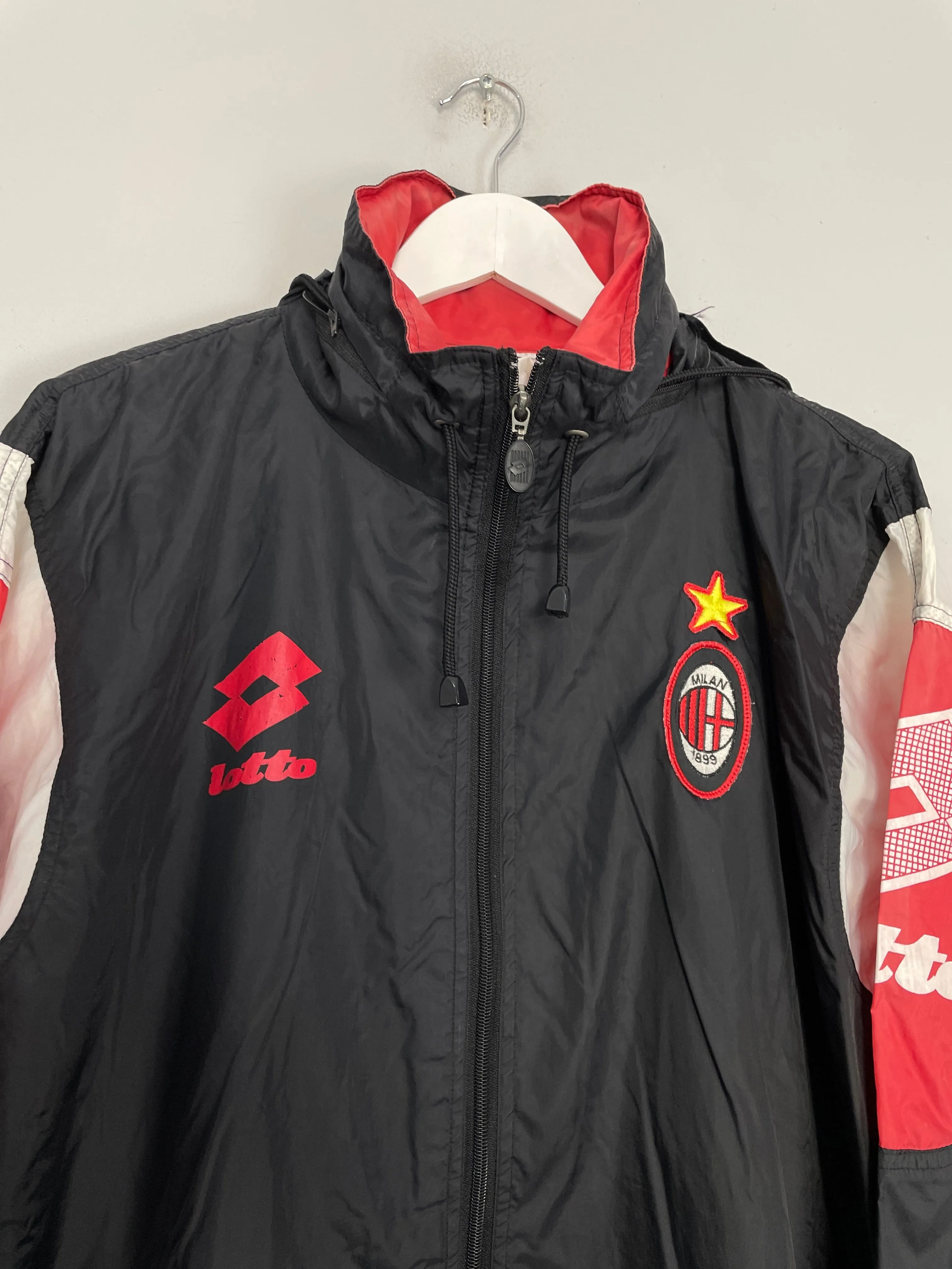 1995/96 AC MILAN TRAINING JACKET (M) LOTTO