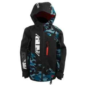 509 Youth Rocco Snowmobile Jacket Sharkskin Camo Blue