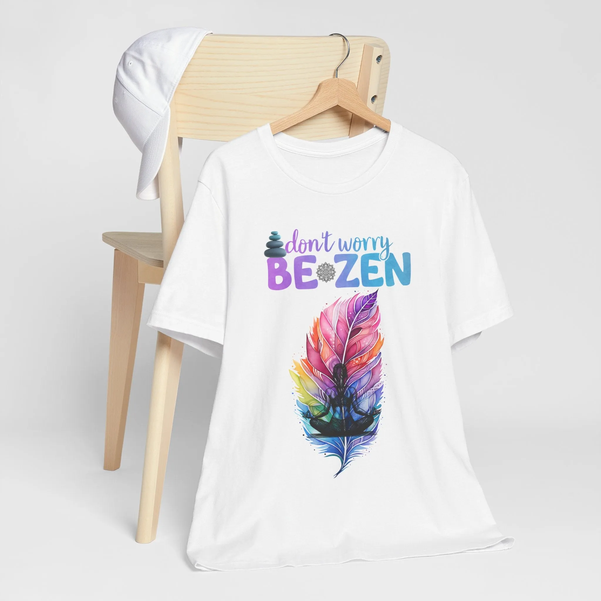 Be Zen Yoga T-Shirt, Cute Yoga workout Shirt, Yoga lovers T-shirt, Yoga Instructor Gift, Gym shirt, Gift For Yoga lover, Gift For Yogi.