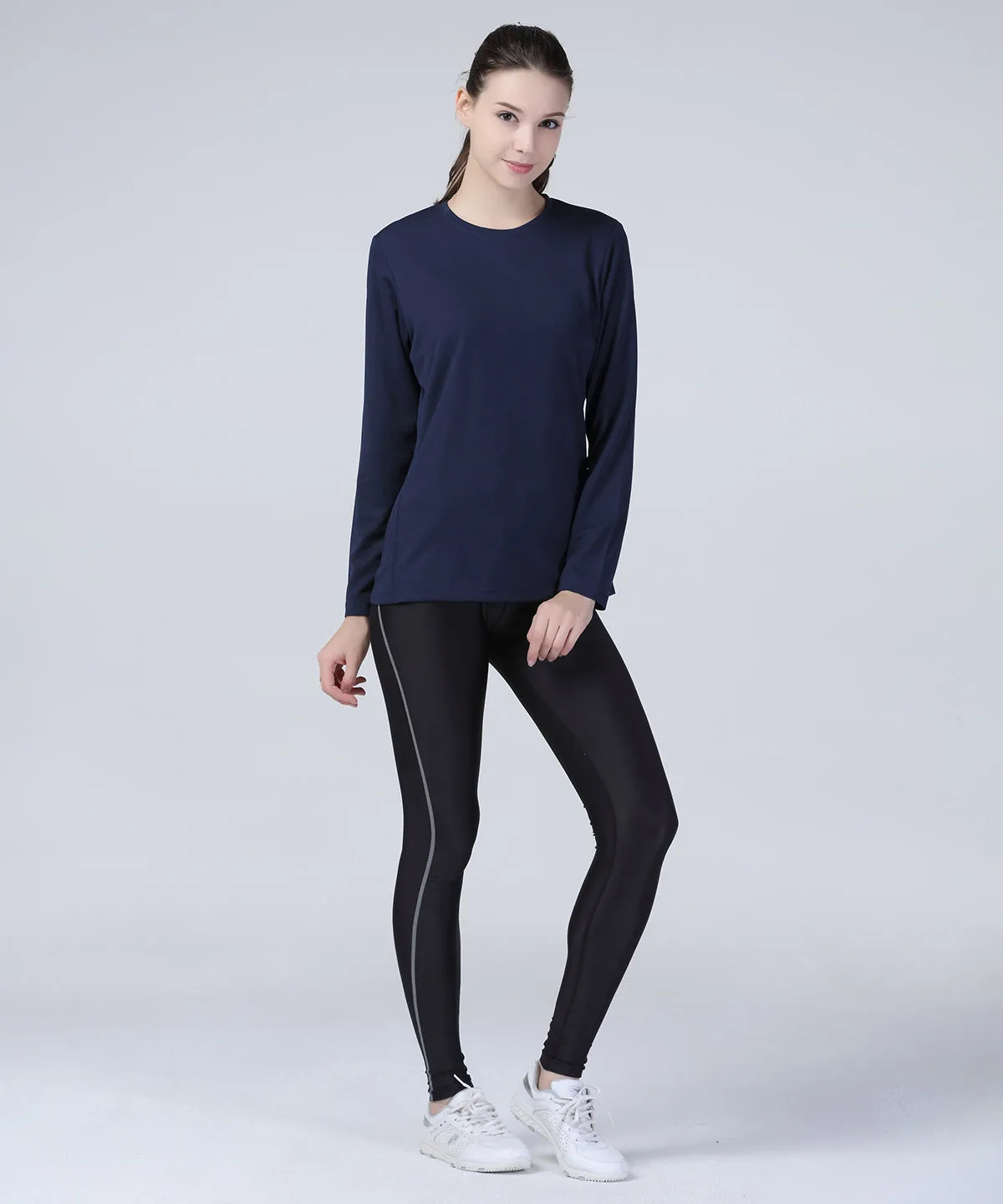 Black - Women's Spiro quick-dry long sleeve t-shirt