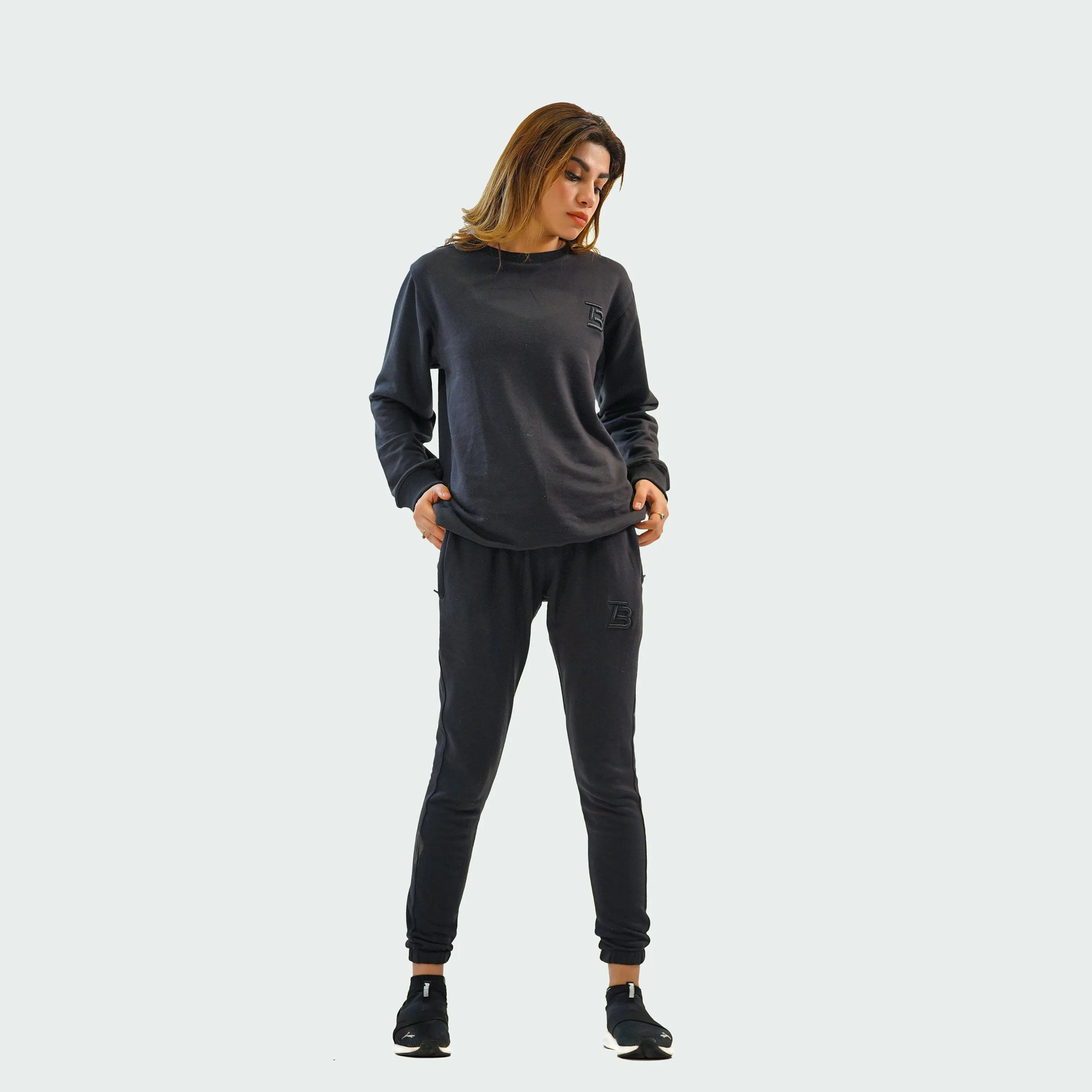 Cozy Unisex Athletic Wear- Black