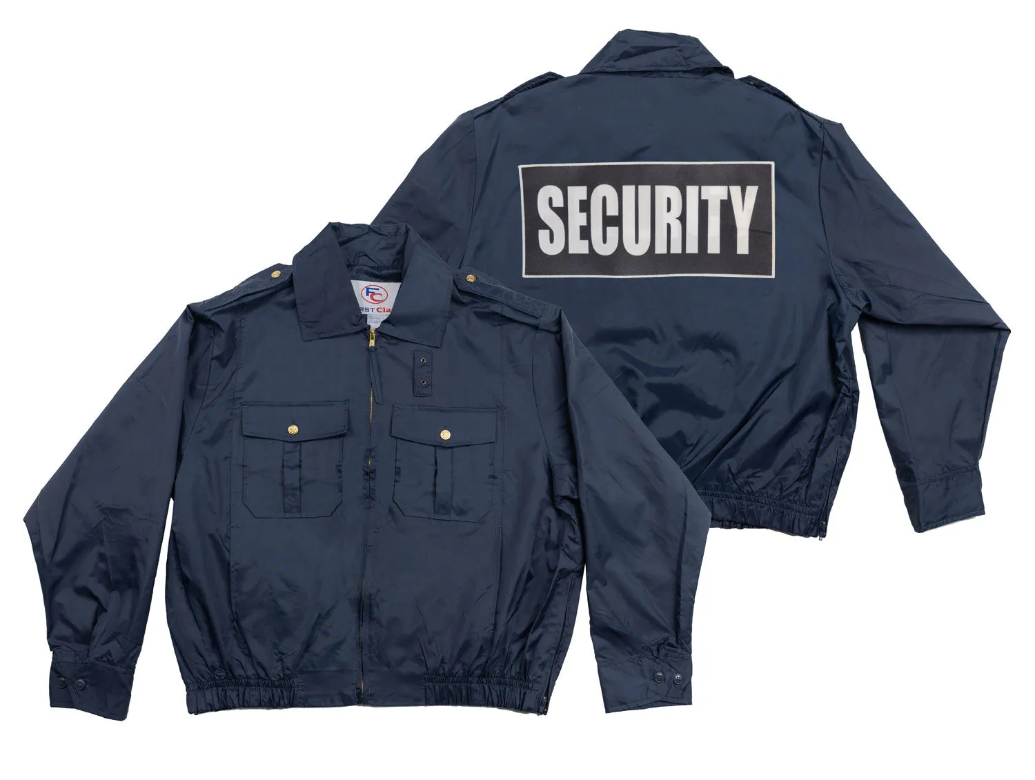 Elite Windbreaker with Security Back Emblem
