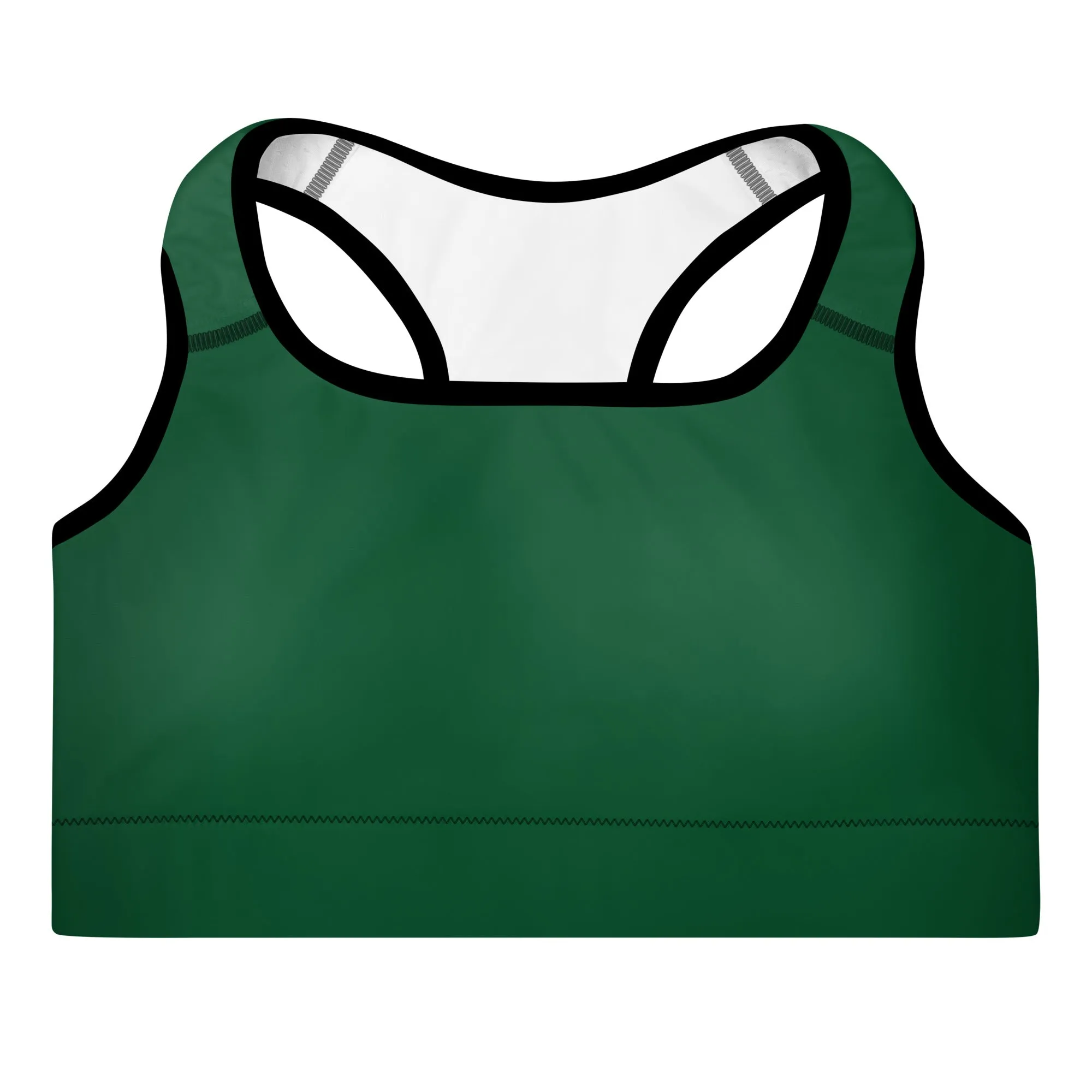 GG - Padded Sports Bra - Forest Green