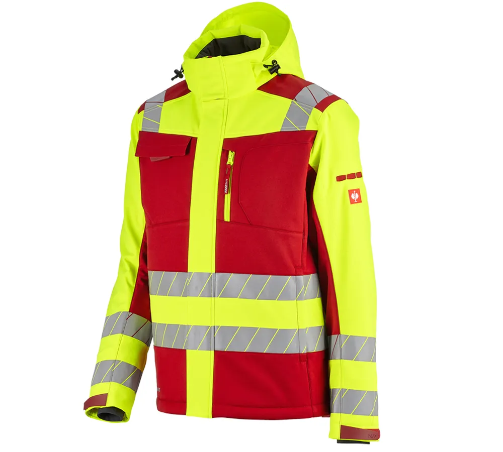 High-vis winter softshell jacket e.s.motion 24/7