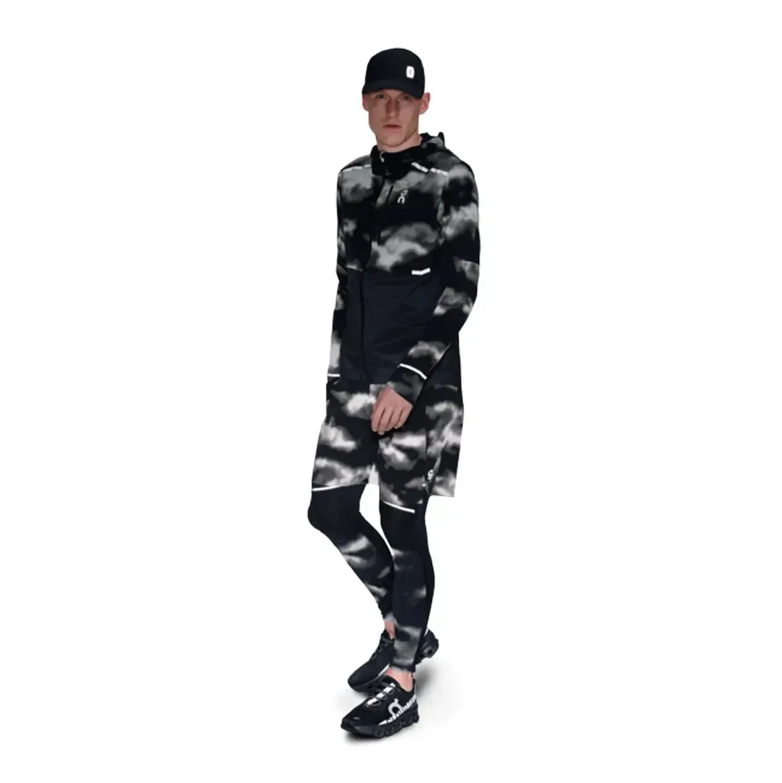 Mens On Running Weather Jacket Lumos - Black