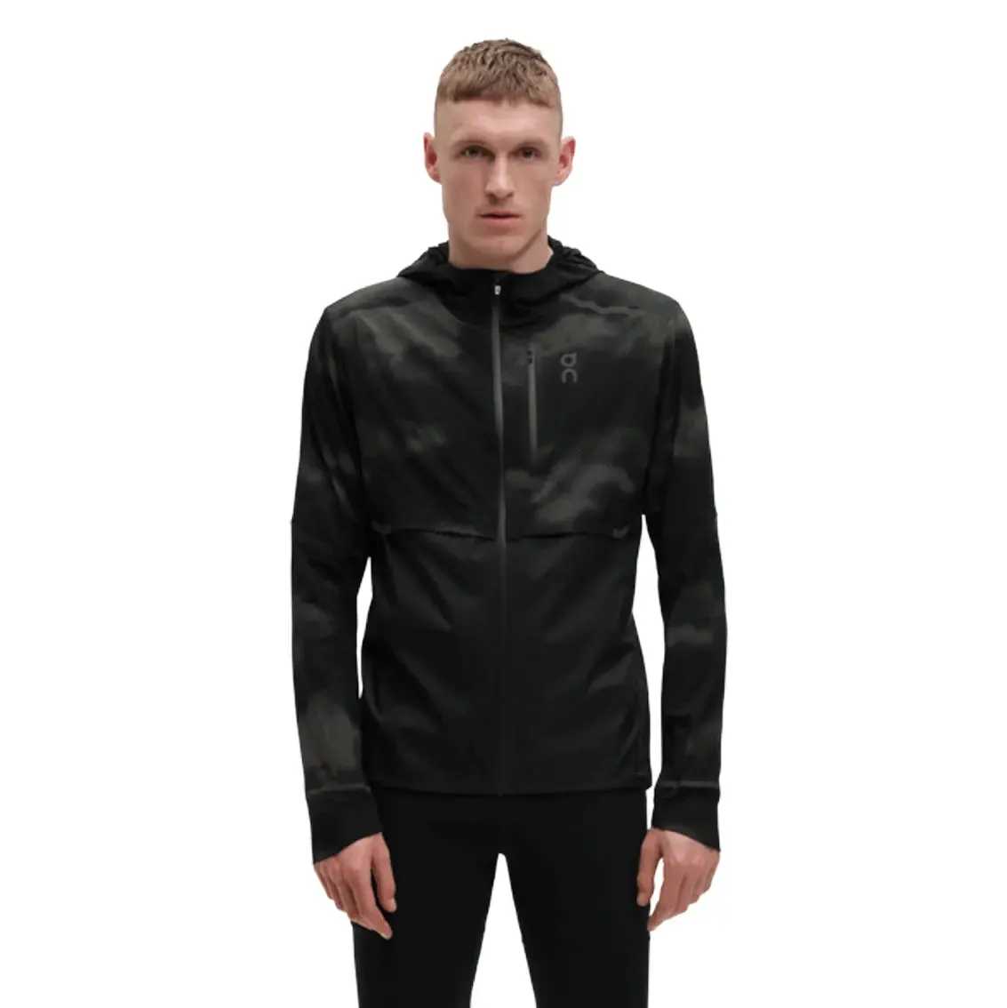 Mens On Running Weather Jacket Lumos - Black