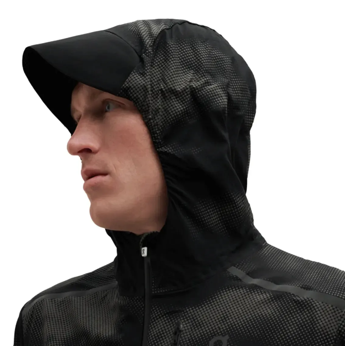 Mens On Running Weather Jacket Lumos - Black
