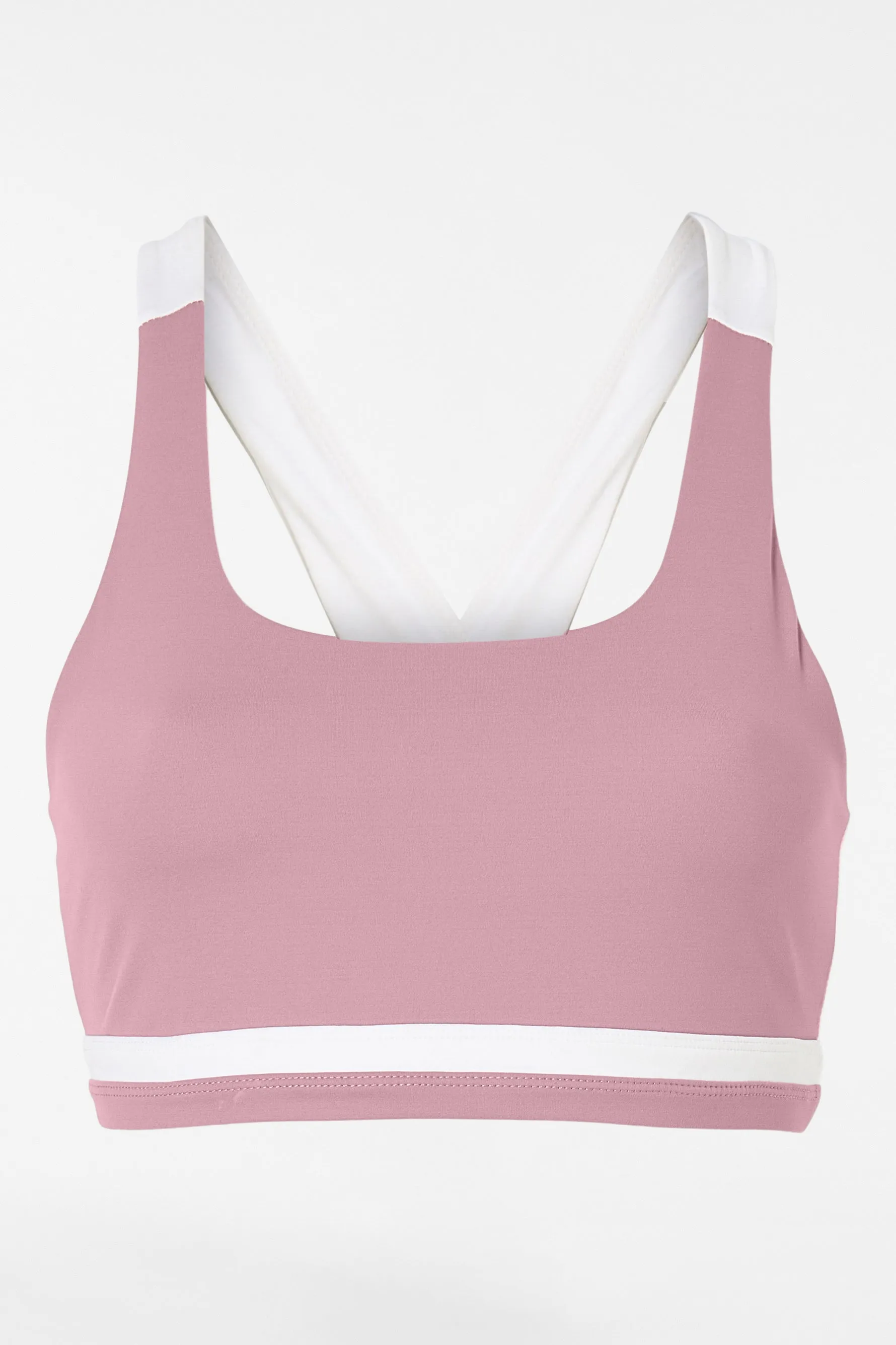 Miles Rigor Bra - Blush/white