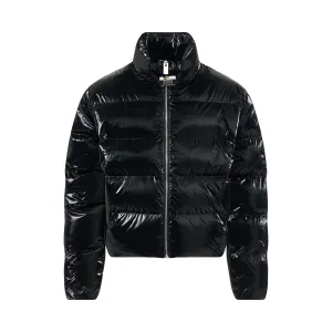 Nightrider Puffer Jacket in Black