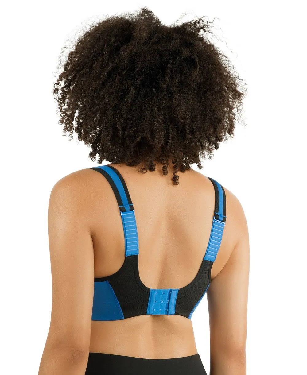 Parfait Dynamic Padded Performance Sports Bra - Nautical Blue