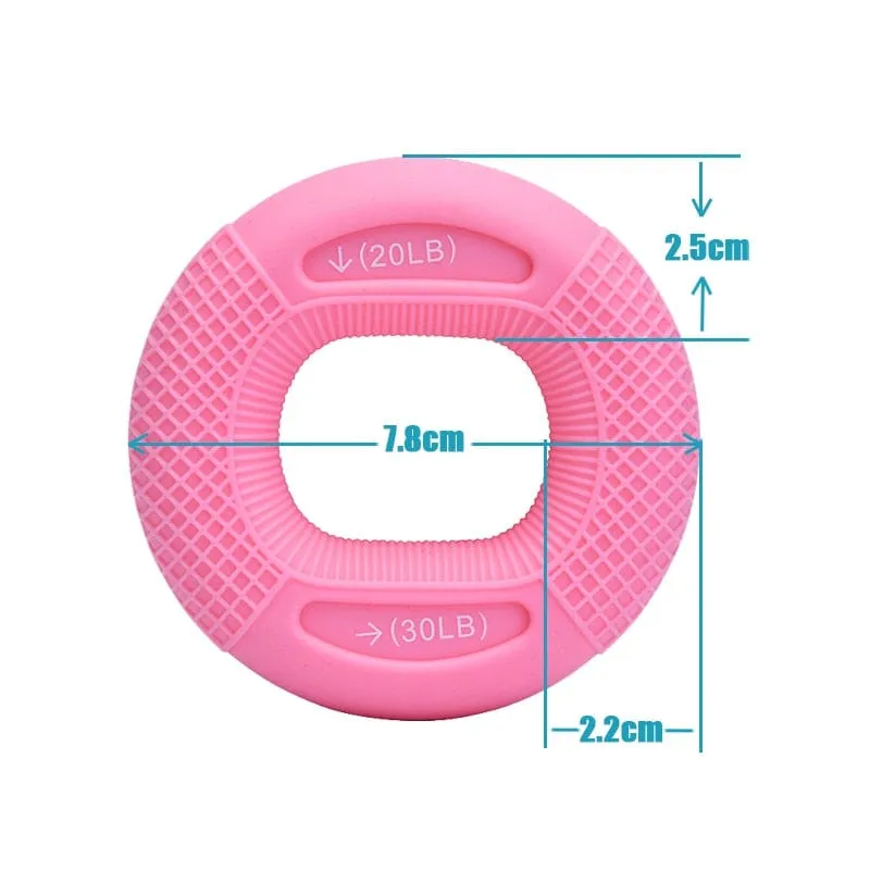 Silicone Adjustable Hand Grip 20-80LB