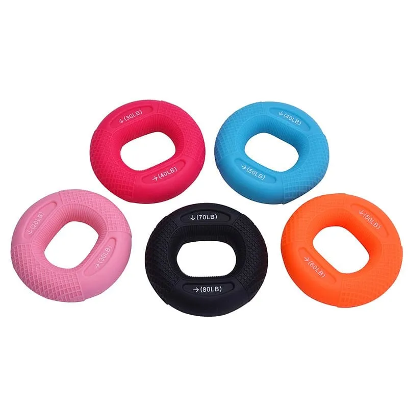 Silicone Adjustable Hand Grip 20-80LB