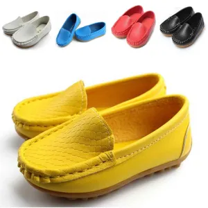 Size 21-30 |  Boys & Girls | Soft Leather Running Shoes