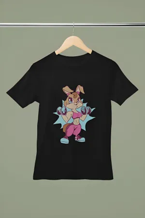 Squirrel Weight Lifting T-Shirt | Printed Gym T-Shirt for Active Workouts