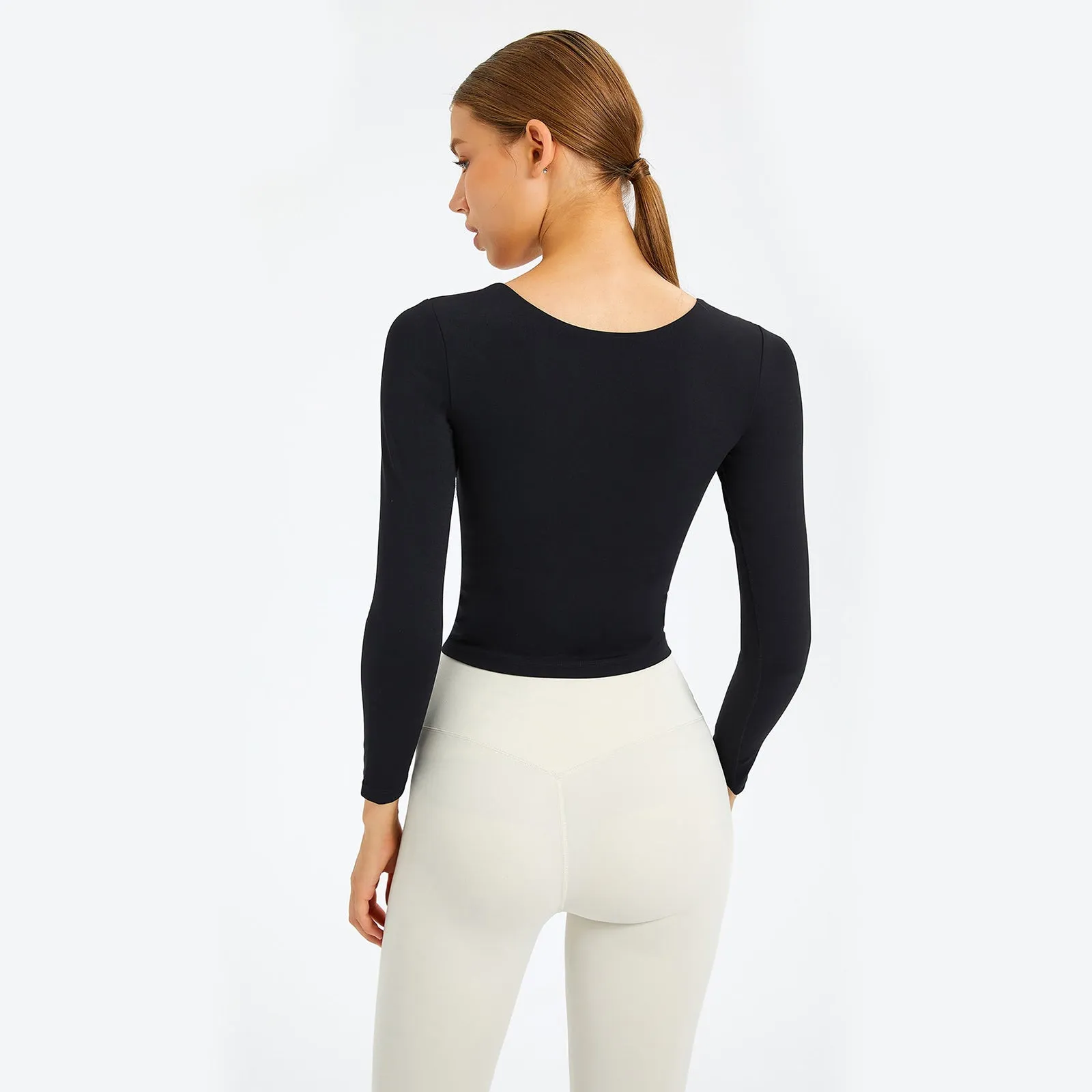 V-Neck Plain Sports Top