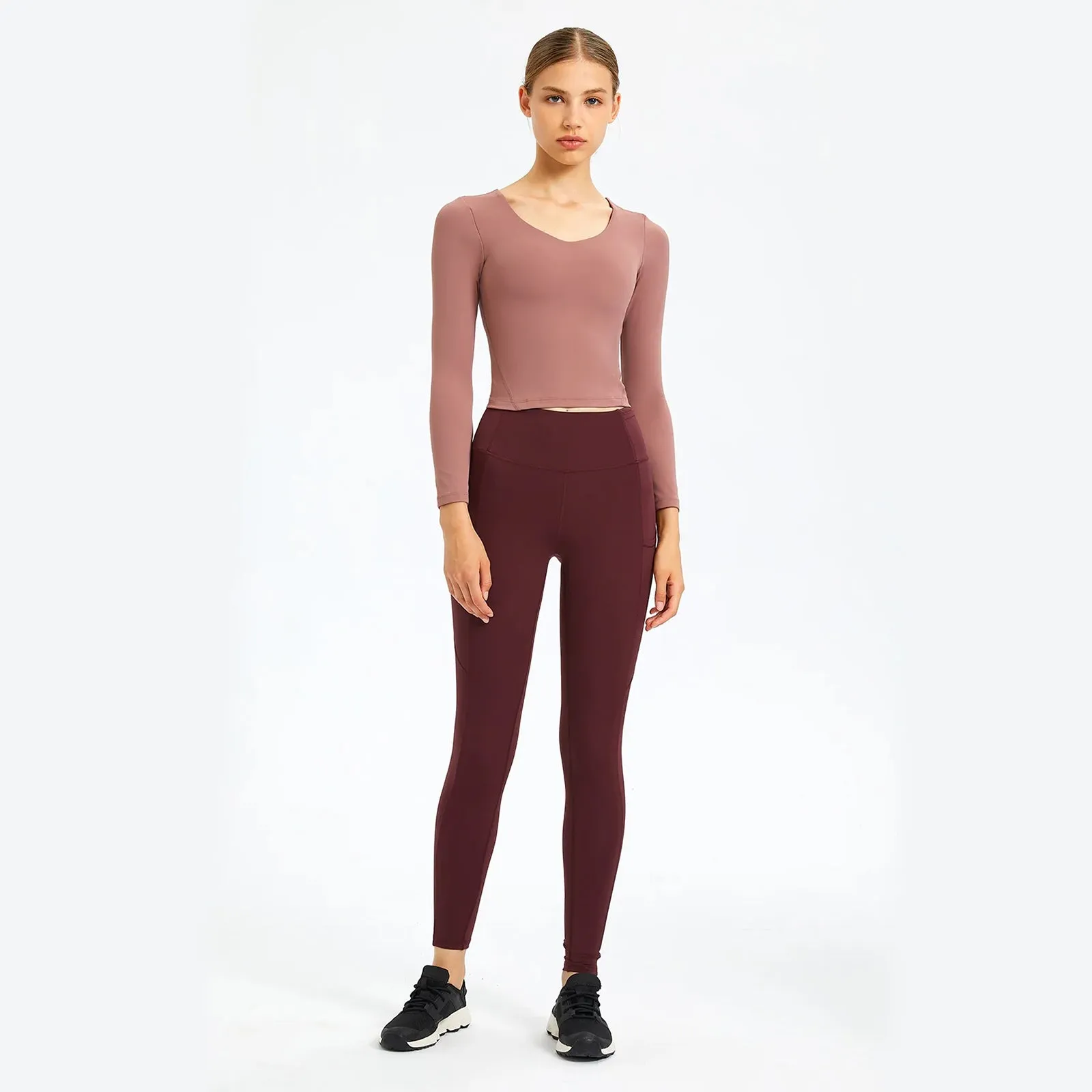 V-Neck Plain Sports Top