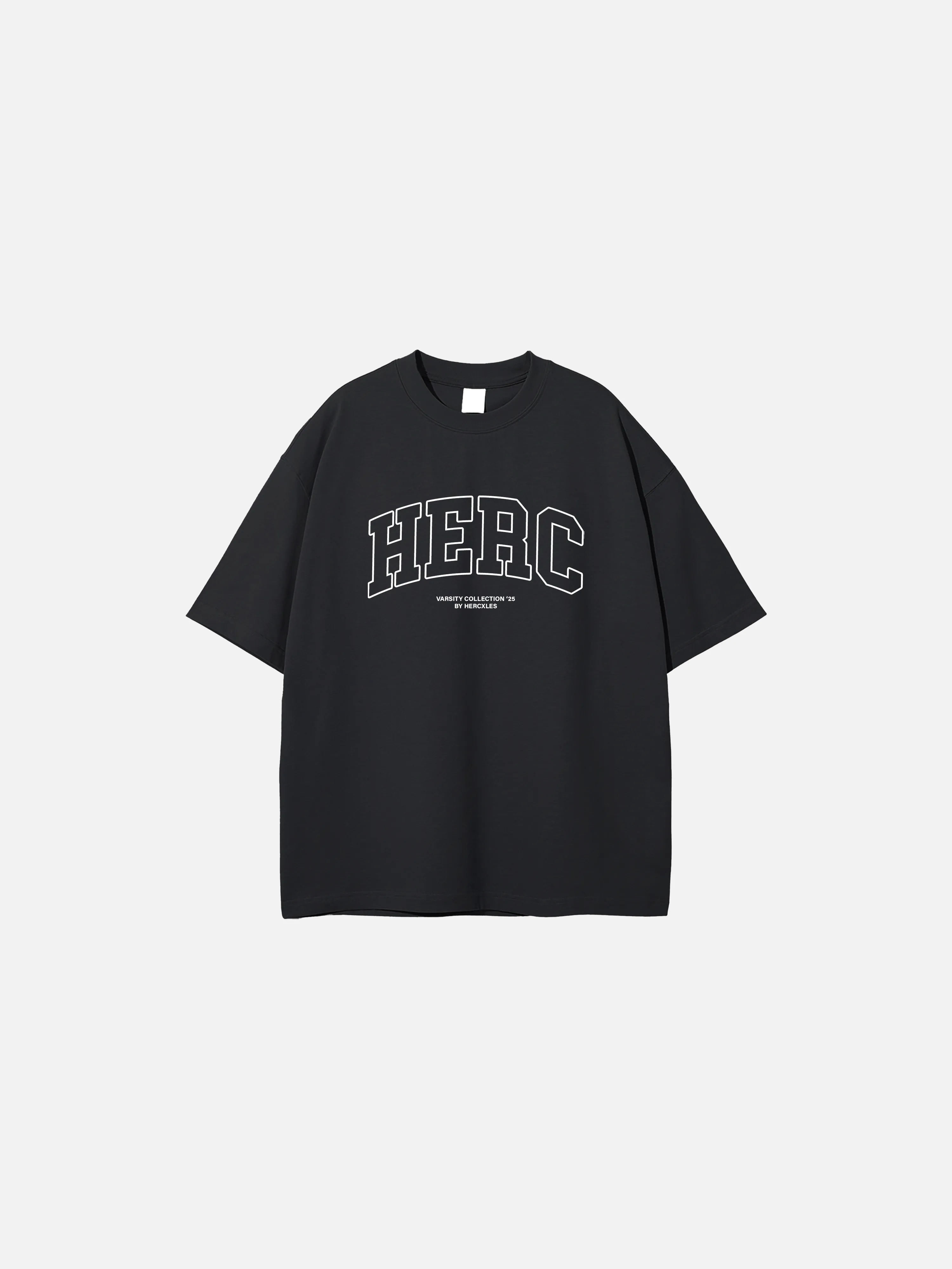 Varsity outline oversized t-shirt